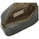 Módní dámská kožená crossbody kabelka Kalea, šedá