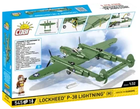 COBI 5726 World War II Americký stíhací-bombardovací letoun Lockheed P-38H Lightning