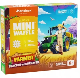 MARIOINEX Stavebnice Mini Waffle Traktor s postřikovačem