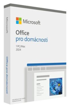 Microsoft Office 2024 pro domácnosti CZ / PC Mac / 64 bit / Bez média / Krabicová licence (EP2-06834)