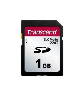 Transcend Průmyslová karta SD 1GB / SLC / R: 22MBs / W: 20MBs (TS1GSDC220I)