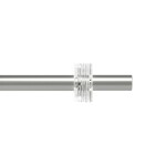 Stříbrná roztažitelná garnýž 107-305 cm Umbra FLUTE