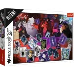 Trefl - Puzzle - Disney padouchové: Jen dobré karty