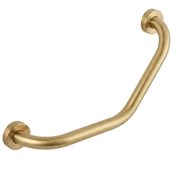 Koupelnové úhlové madlo BRUSH GOLD REA-91505