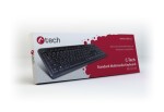 Rozbaleno - C-TECH KB-102 slim klávesnice černá / CZ SK / USB / rozbaleno (KB-102-U-BL.rozbaleno)