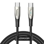 Joyroom Star-Light Series SA27-CC5 Nabíjecí kabel USB-C (M) - USB-C (M) 100W 1.2m černá (6941237111609)