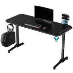 ULTRADESK Frag černá / Herní stůl / 140 x 60 x 76 cm / USB hub (UDESK-FG-BB)