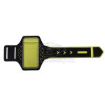 Hama Active sportovní pouzdro na rameno s LED, velikost L, černé/žluté 177741