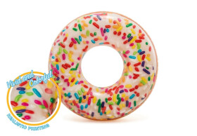 Nafukovací kruh donut s posypem 1,14m - Alltoys Intex
