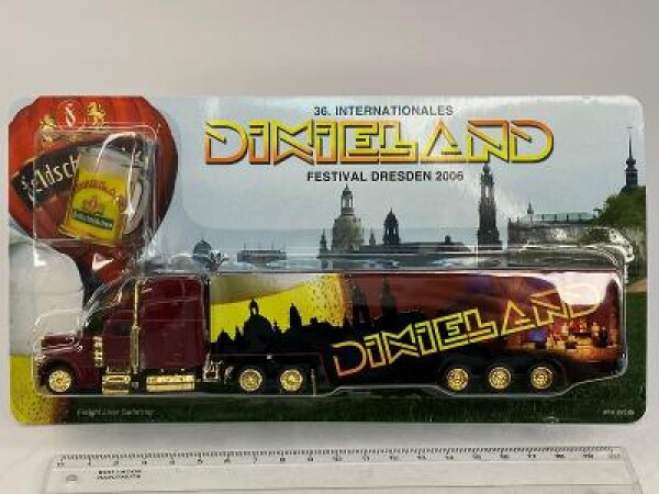 Pivní Peterbilt 378 + odznak - Feldschlößchen Dixieland 1:87 H0 (A-88)