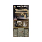 Mamido Stavebnice pistole Beretta M92 237 dílků 3v1
