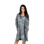 HOSH Mikinové šaty BLAIR Velikost: UNI, Barva: Černá