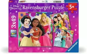 Ravensburger Disney: Princezny z pohádek - 3x49 dílků