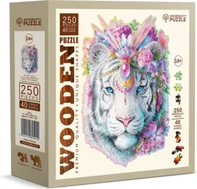 WOODEN CITY Dřevěné puzzle Mystický tygr