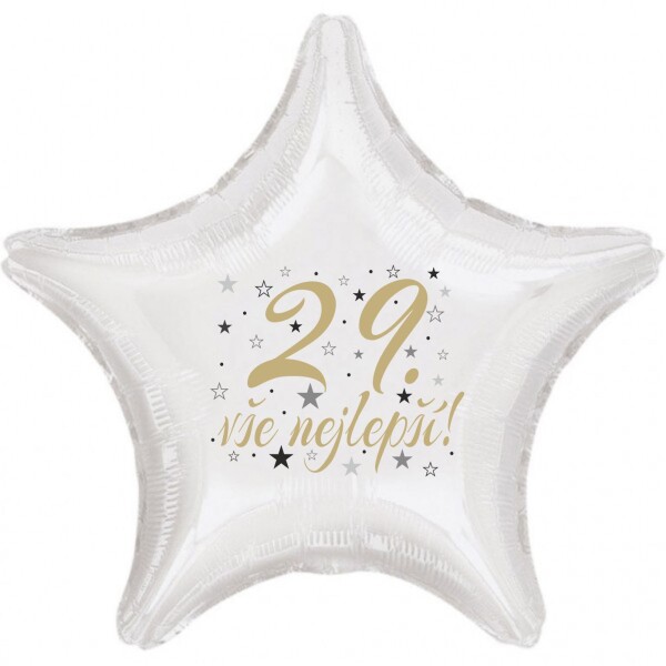 29. narozeniny balónek hvězda Balonky.cz 29. narozeniny balónek hvězda Balonky.cz
