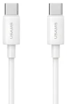 USAMS SJ711USB02 bílá / Datový kabel / USB-C - USB-C / PD 60W / 1 m (SJ711USB02)