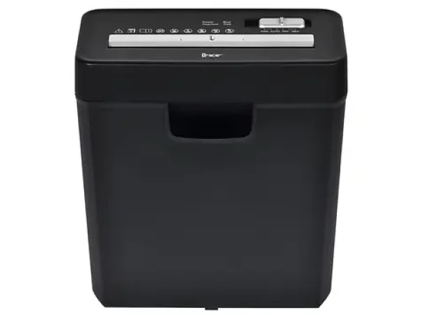 Tracer Edge10L černá / Skartovací stroj / až 6 listů / 10l / Řez na proužky 6 mm (TRANIS47484)