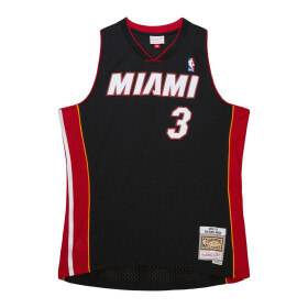 Mitchell & Ness Pánský dres Miami Heat NBA Dwyane Wade #3 Swingman - Černá Velikost: L