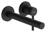 Hansgrohe Zesis S matná černá / Umyvadlová baterie pod omítku / 2-otvorová instalace / EcoSmart+ (74750670)