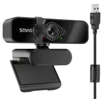Webkamera CAK-06 černá / Webkamera / 4K Ultra HD / USB / Mikrofon / Plug and Play (SAVCAK-06)