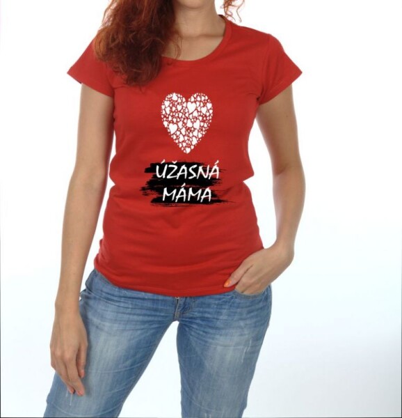 Divja Tričko Úžasná máma Velikost: M