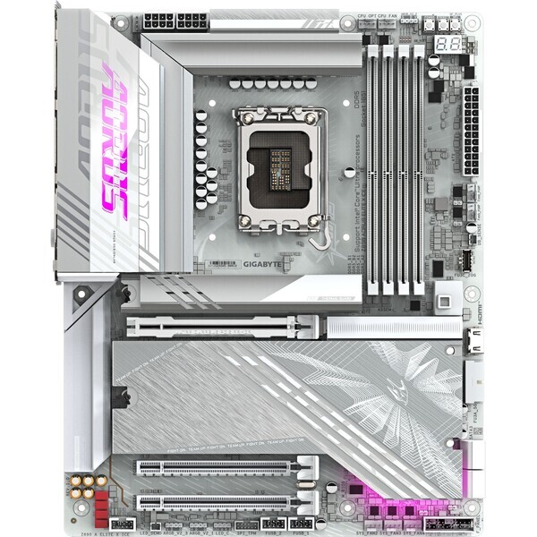 GIGABYTE Z890 AORUS ELITE X ICE / Z890 / LGA 1851 / 4x DDR5 / PCIex16 / 2.5GLAN / ATX (Z890 A ELITE X ICE)