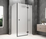 POLYSAN - GLOBE BLACK obdélníkový sprchový kout 1000x900, matné sklo, pravé GB1010-3315MRB