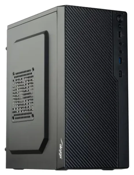 Akyga AK36BK černá / PC skříň / Micro Tower / mATX, Mini-ITX / 2x USB 2.0, 1x USB 3.2 Gen 1 / bez zdroje (AK36BK)