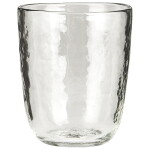 Ib Laursen Sklenice na vodu Clear Structured 250 ml, čirá barva, sklo