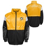 Outerstuff Dětská bunda Pittsburgh Penguins Goal Line Stance Full-Zip Windbreaker Velikost: Dětské XL (14 - 16 let)