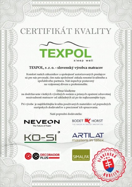 TEXPOL Matrace VERONA ROZMĚR: 80 x 195 cm - ATYP