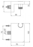 STEINBERG - 230 Sprchové kolínko s držákem, chrom 230 1667