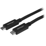 StarTech kabel USB-C černá / 2x USB-C / M-M / 5Gbs / Thunderbolt 3 / 1m (USB315CC1M)