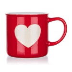 Sada keramických hrnků WHITE HEART 350 ml 2 ks