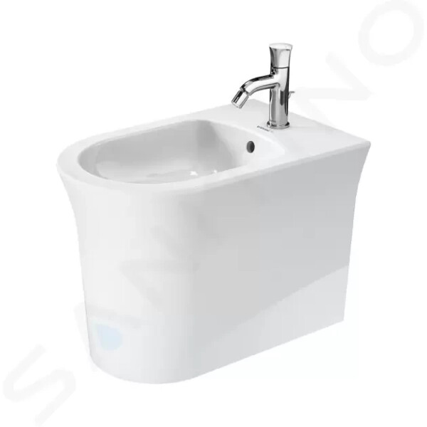 DURAVIT - White Tulip Stojící bidet, s WonderGliss, bílá 22931000001