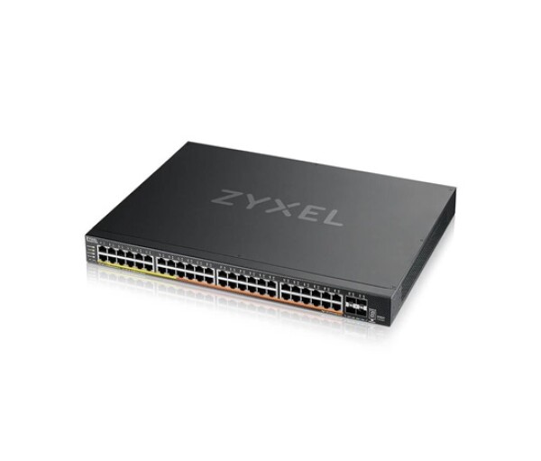 Zyxel XMG2230-52HP, L3 Access Switch, 16x 2.5G, 32x 1G, AC:960W PoE , DC:2400W PoE, 4 x SFP+ Uplink, incl 1 yr NebulaF EDF_1461027