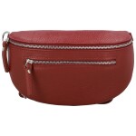 Trendy dámská kožená kabelko-ledvinka Arwel, červená