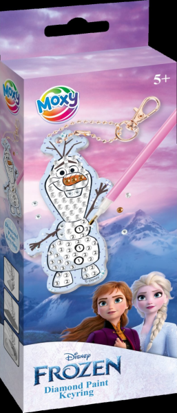 Diamantové malování Ledové králoství - výroba klíčenky - Craft Creative