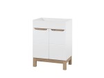 COMAD - Skříňka pod umyvadlo 60cm 2 dvířka BALI bílá 5907611647462