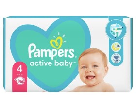 Pampers Active Baby S4 46ks, 9-14kg