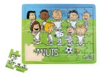 Small foot Dřevěné puzzle Snoopy a fotbal