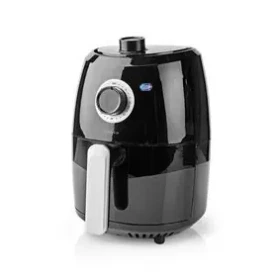 Nedis KAAF120FBK černá / Horkovzdušná fritéza / 1000 W / 2.4 l / Časovač: 30 min / budík (KAAF120FBK)