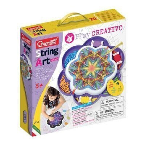 Play Creativo String Art Mandala kreslení pomocí nití kolíčků