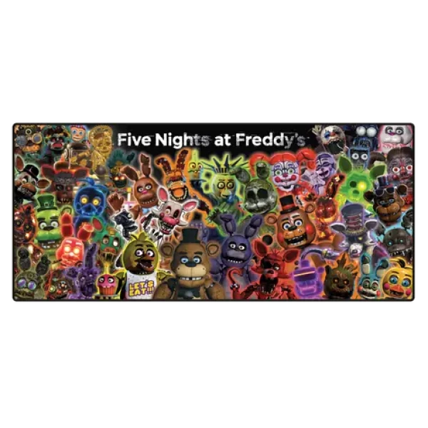 Pyramid Five Nights at Freddy's Glow Montage / Herní podložka pod myš / 90 x 40 cm (GP2501303EPM)