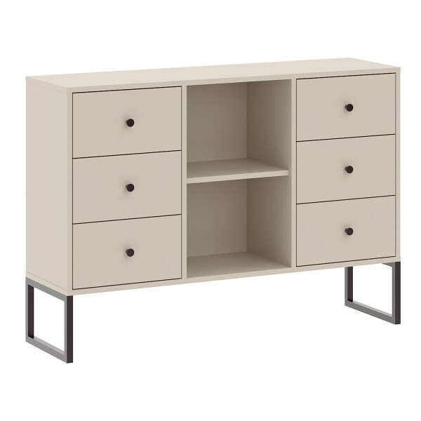 FRONTI Komoda LINEA 6S kašmírová