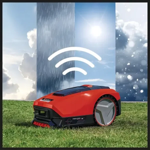 Einhell Freelexo Smart 750 černá, stříbrná, červená / Robotická sekačka / až 750 m2 / 18V 3Ah / Multi-zóna (3413811)