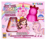 Sada na koupání KOOLKIDZ stříkačka jednorožec a pěnivý gel Jahoda 60ml