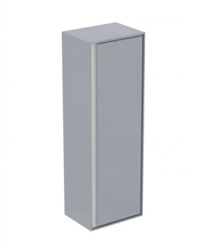 IDEAL STANDARD - Connect Air Vysoká skříňka 40x30x120 cm, leskle světle šedá/matná bílá E0834EQ