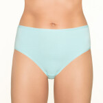 Dámské kalhotky BIKINI L-126BI 3-pack - LAMA bílo-tyrkysová XL