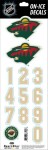 Sport Star Samolepky na Helmu Minnesota Wild NHL Decals Cream